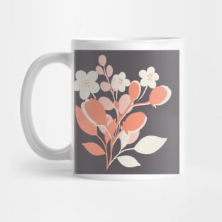 Modern floral bouquet print Mug